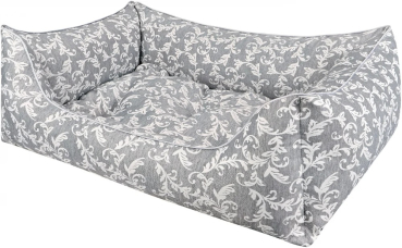 DandyDog Hundebett Avignon Platine - Hochwertiger Möbelbezugstoff